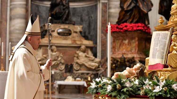 Celebrações presididas pelo Papa Francisco no Tempo do Natal